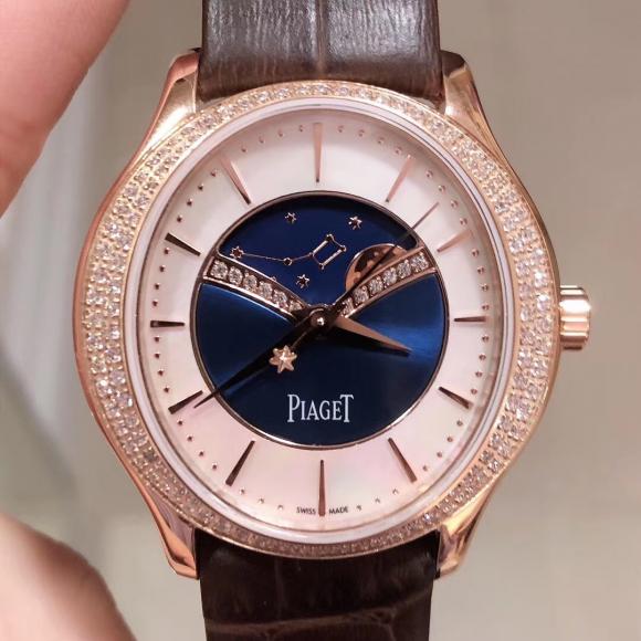 实拍 Piaget伯爵 最新贝母表盘Limelight Stella系列腕表