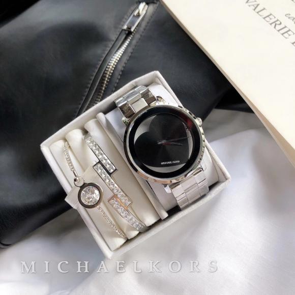 MichaelKors迈克柯尔手表三件套 配手镯×2