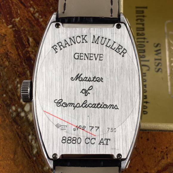 .FM法兰克穆勒男士两针飞轮机械腕表