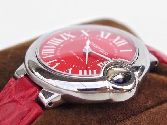 Cartier最强中国红 卡地亚以中国独家上市的限量版蓝气球红色腕表