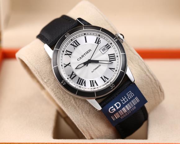 ️爆款回货️【优雅绅士 复古气质】经典爆款卡的亚Ronde Croiere de Cartier系列腕表