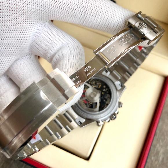 劳力士-ROLEX 镂空胶带钢带同价0迪通拿镂空系列男士多功能机械腕表
