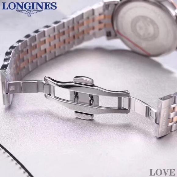 品牌:浪琴 博雅系列类型:最新情侣系列表带:顶级时尚精钢表带机芯