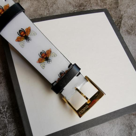 两种版本均有最新款 3D效果 阳光照耀下的蝴蝶蜜蜂翩翩飞舞Gucci2019巴塞尔表款