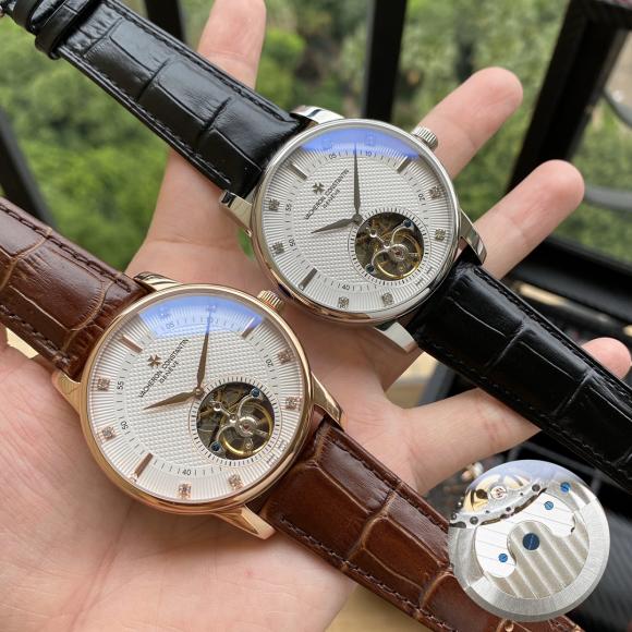 首发新款热卖爆款高清实拍 完美呈现 江诗丹顿最新设计大飞轮新品 精品男士腕表