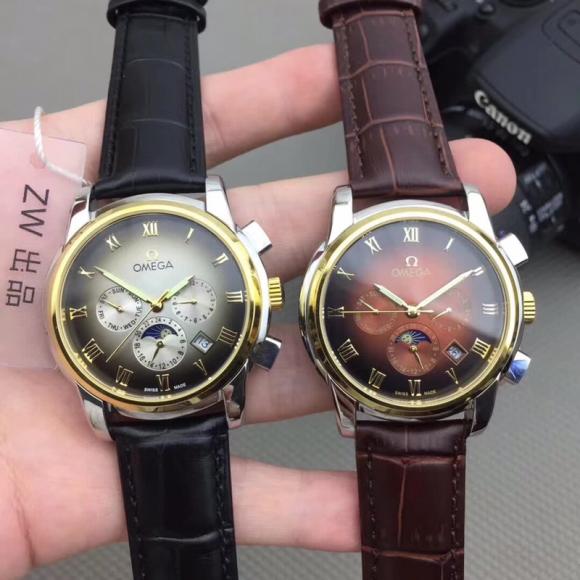 品牌:欧米茄（臻贵卓绝 睿智之作）腕美风范类型 Z.W出品精品男士机械腕表