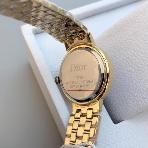「麦芽糖」Dior-迪奥网格女表以唯美时尚和精湛品质,成就心之所属饱满圆润的腕表