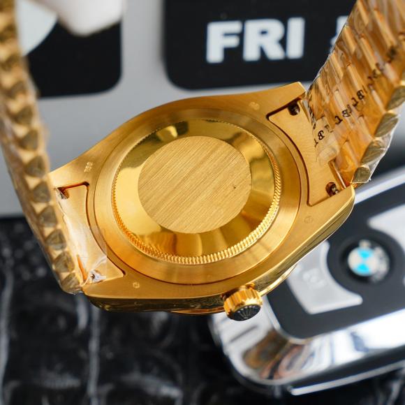 劳力士Rolex最新款大表盘镂空满天星镶钻机械男表