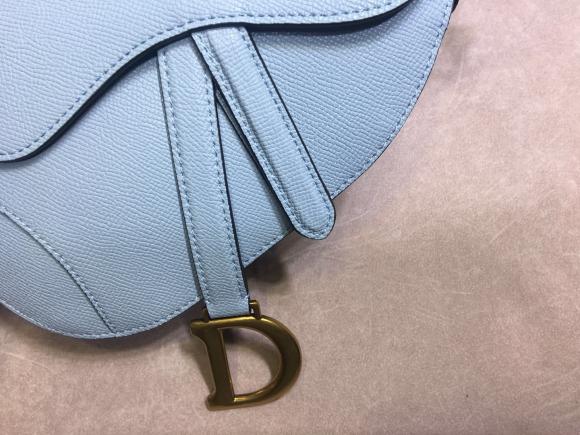 ❤️❤️ 小号手掌纹(Dior全皮系列顶级原单)Saddle粒面小牛皮手提包