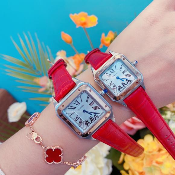 .普通版本出货实拍升级版✨卡地亚（Cartier ）新款超薄山度士腕表