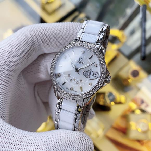 陶瓷 金  实物拍摄欧米茄-OMEGA  最新推荐 零维修类型 女士腕表