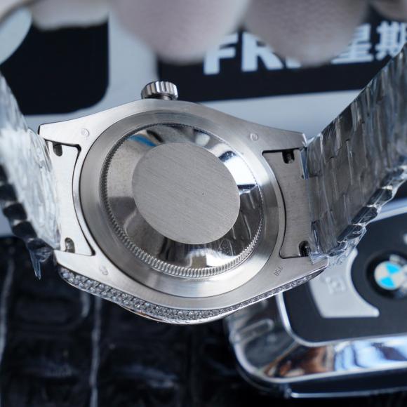 factory升级版V2劳力士Rolex最新款日历型系列满天星镶钻机械男表