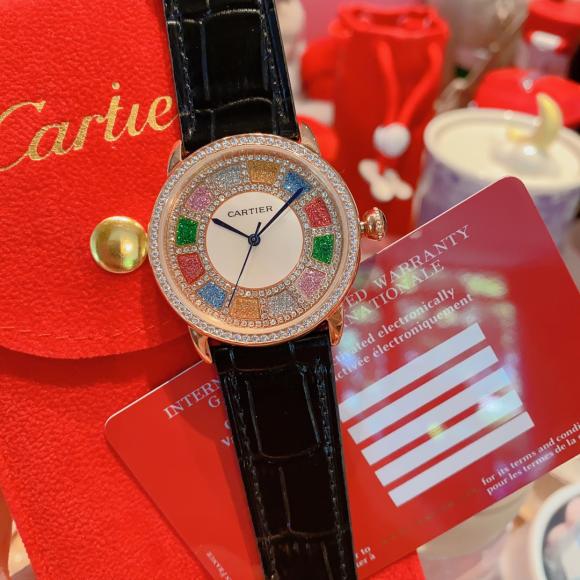 枚高品质Ronde De Cartier卡地亚伦敦腕表