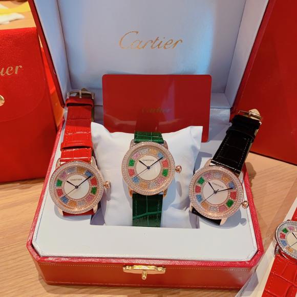 枚高品质Ronde De Cartier卡地亚伦敦腕表