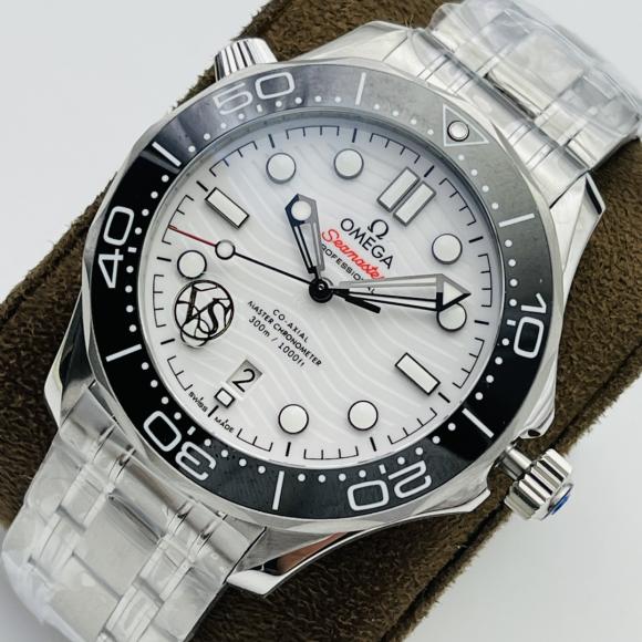 【VS Factory最新力作】市场最高版本 最高复刻 VS欧.米茄OMEGA海马300M 熊猫色腕表