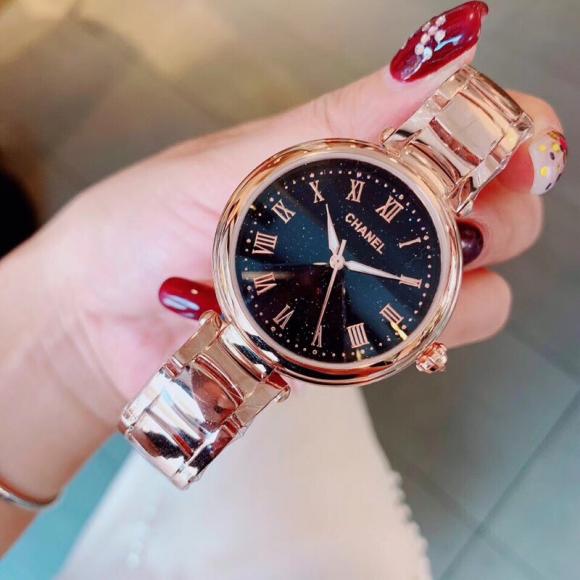 最新款 Chanel【香奈儿】时尚女士星空石英钢带腕表
