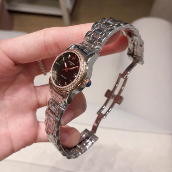 品牌:  浪琴-Longines  锁伊米亚系列表带精钢表带