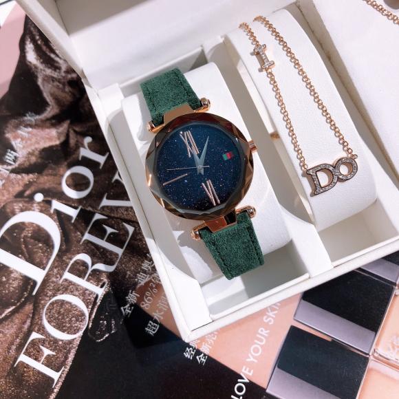 迪奥Dior  星空I do系列 钛钢五件套手表 进口石英机芯