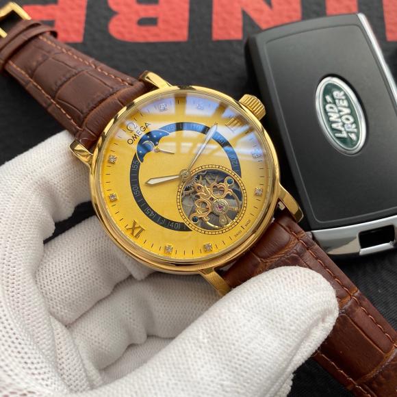 大飞轮新款  精致简约⌚️ 欧米茄最佳设计独家首发 精品男士腕表