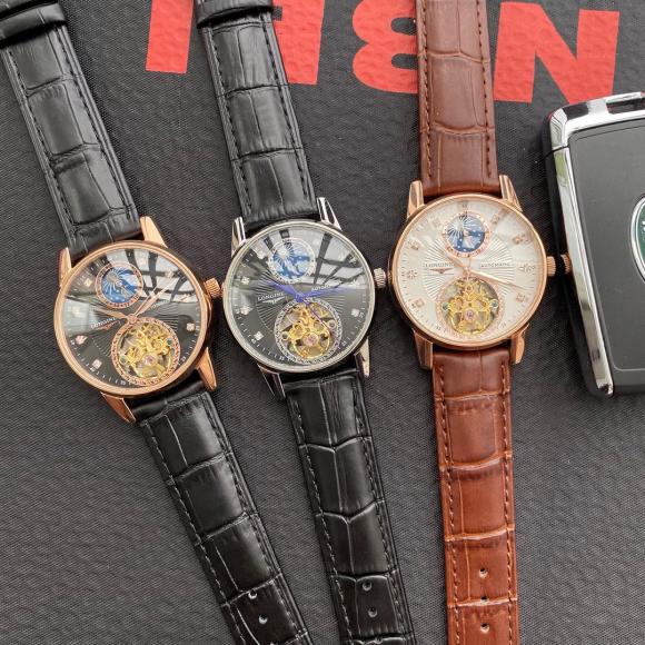 大飞轮 12位置星辰 最新推出款式 浪琴最佳设计独家首发 精品男士腕表