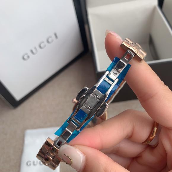 古驰Gucci专柜最新小蜜蜂系列不锈钢薄表壳