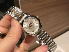 发货实拍 gucci古奇G-Timeless系列可爱猫猫表盘间金男女手表腕表