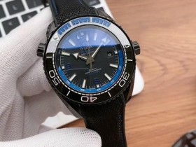 实物拍摄欧米茄-OMEGA‼海洋宇宙600米 “深海系列”GMT潜水腕表