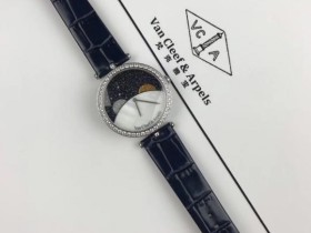 VCA出品 38毫米尺寸 梵克雅宝 日月星辰腕表