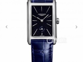 浪琴-Longines全新蓝色 戴卓维纳系列 精致两针半女士腕表