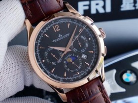 为高端而设计的黑色素背景\\u0026吧台上手图】•【最新款式】品牌:  积家Jaeger Lecoultre推出古典系列腕表