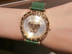 新款范思哲原装正品开模定制-VERSACE此款Palazzo Empire 希腊回纹腕表