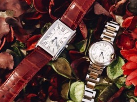 白白钻原装一比一浪琴超好看的小红表浪琴-Longines戴卓维纳系列 精致两针半女士腕表
